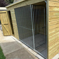 Load image into Gallery viewer, Chesterfield wooden kennel with professional-grade construction
