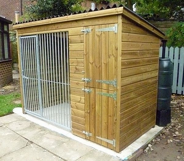 Chesterfield Dog Kennel 12ft (wide) x 5ft (depth) x 5'7ft (high)