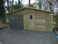 Load image into Gallery viewer, Elworth Dog Kennel & Storage 17ft (wide) x 4ft (depth) x 7ft (apex)
