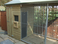 Load image into Gallery viewer, Faddiley Dog Kennel 8ft (wide) x 5ft (depth) x 6'9ft (apex)
