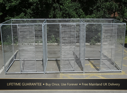 3-Bay Mesh Dog Pen - Lifetime Guarantee