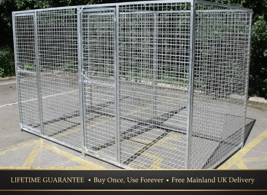 2-Bay Mesh Dog Pen - Lifetime Guarantee
