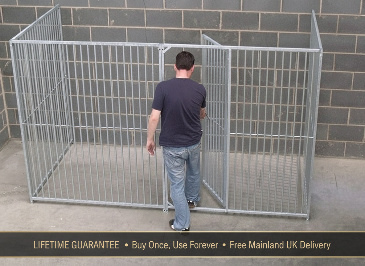 3-Sided Bar Pro Dog Pen - Lifetime Guarantee