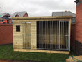 Load image into Gallery viewer, Stapeley Dog Kennel 12ft (wide) x 4ft (deep) x 6'6ft (high)
