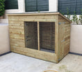 Load image into Gallery viewer, ASTON WOODEN DOG KENNEL AND RUN 12ft (wide) x 5ft (depth) x 5'7ft (high)
