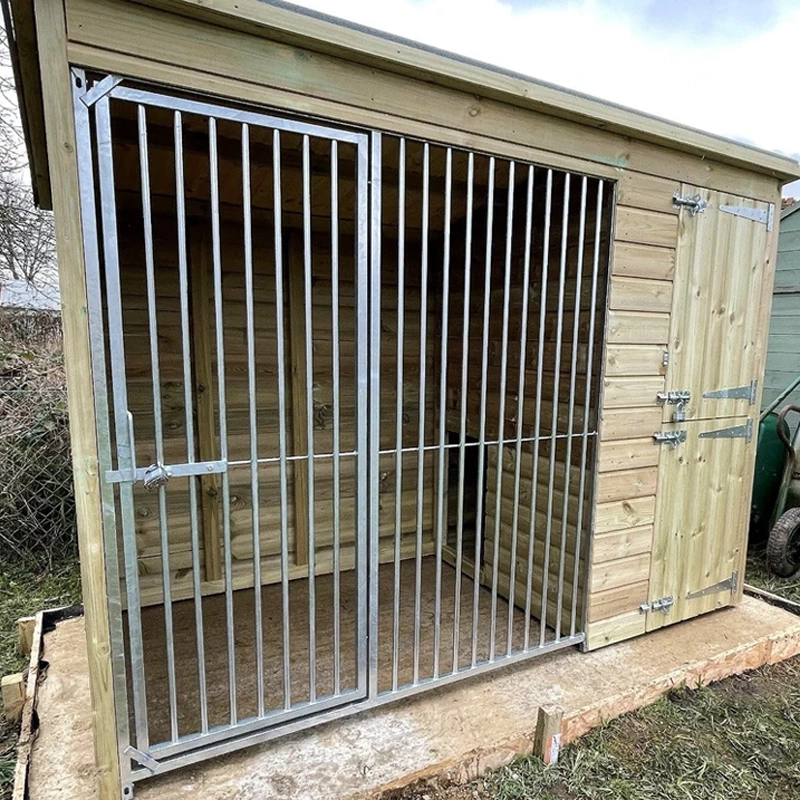 Chesterfield kennel demonstrating weather-resistant timber finish