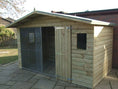 Load image into Gallery viewer, Elworth Chalet Dog Kennel 10'6ft (wide) x 5ft (depth) x 6'6ft (apex)
