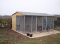 Load image into Gallery viewer, Chesterton 4 Block Wooden Dog Kennel And Run 20ft (wide) x 10'6ft (depth) x 7'3ft (apex)
