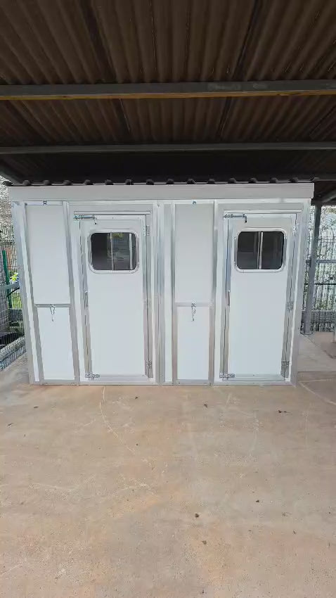 KENNELSTORE Blakemere Triple Thermal Dog Kennel And Run 15ft (Wide) x 12ft (Deep)