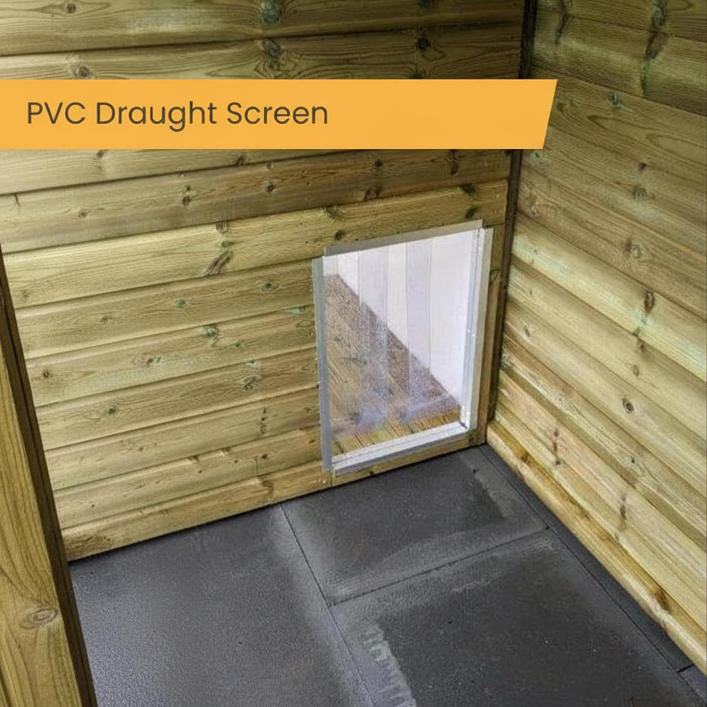 PVC Draught Screen - No Galvanised Door