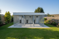 Load image into Gallery viewer, Blakemere Triple Thermal Dog Kennel and Run with three insulated kennel bays and secure outdoor runs
