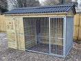 Load image into Gallery viewer, Windermere Dog Kennel 10'6ft (wide) x 5ft (depth) x 6'6ft (apex)
