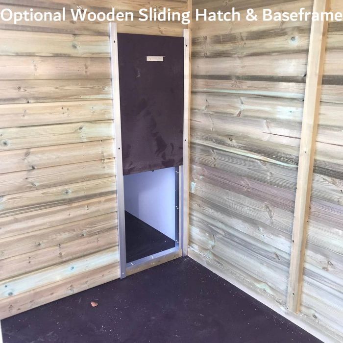 Elworth Wooden Dog Kennel And Run With Storage Shed 15ft (wide) x 5ft (depth) x 6'6ft (apex)