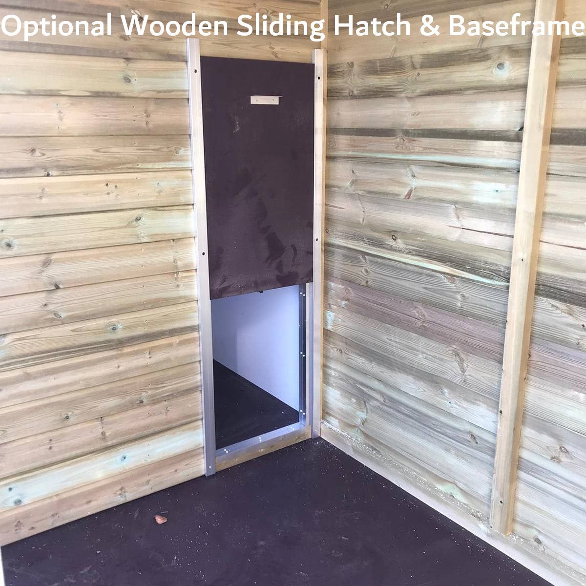 ASTON WOODEN DOG KENNEL AND RUN 10ft (wide) x 6ft (depth) x 57ft (high)