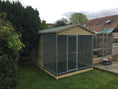 Load image into Gallery viewer, Front Entry Wymbury Deluxe Dog Kennel - 10ft(w) x 10'6ft(d)
