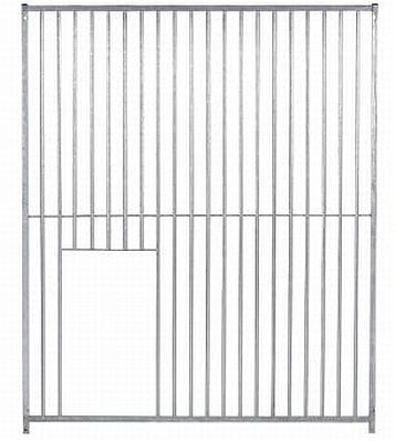 galvanised bar void dog run panel