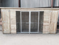 Load image into Gallery viewer, Bunbury 2 Bay Wooden Dog Kennel And Run 13ft (wide) x 4ft (deep) x 5'7ft (high)

