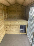 Load image into Gallery viewer, Buxton Kennel 12ft (wide) x 5ft (depth) x 7ft (apex)
