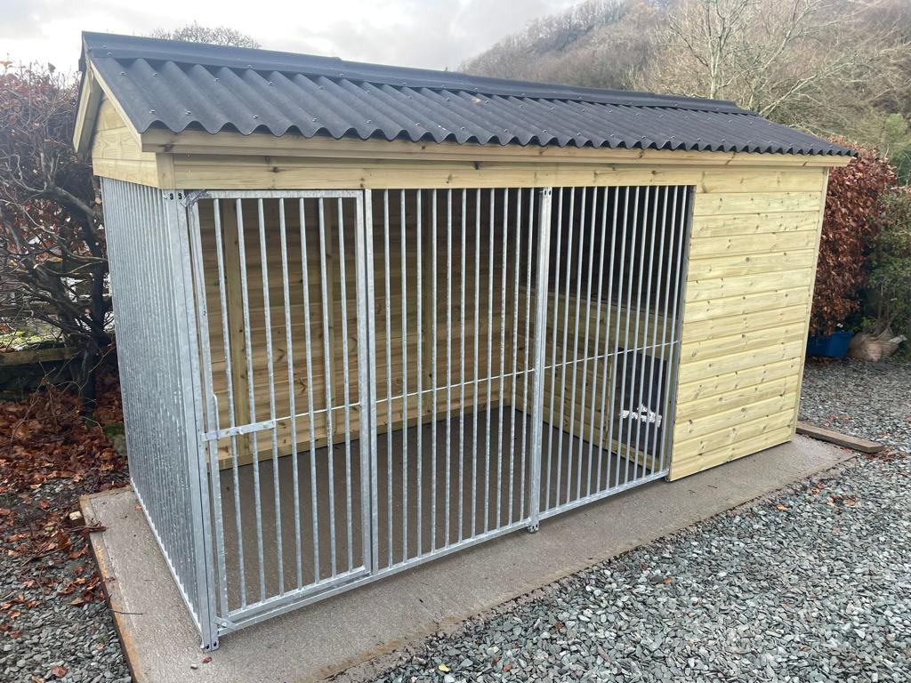 Buxton Kennel 12ft (wide) x 5ft (depth) x 7ft (apex)