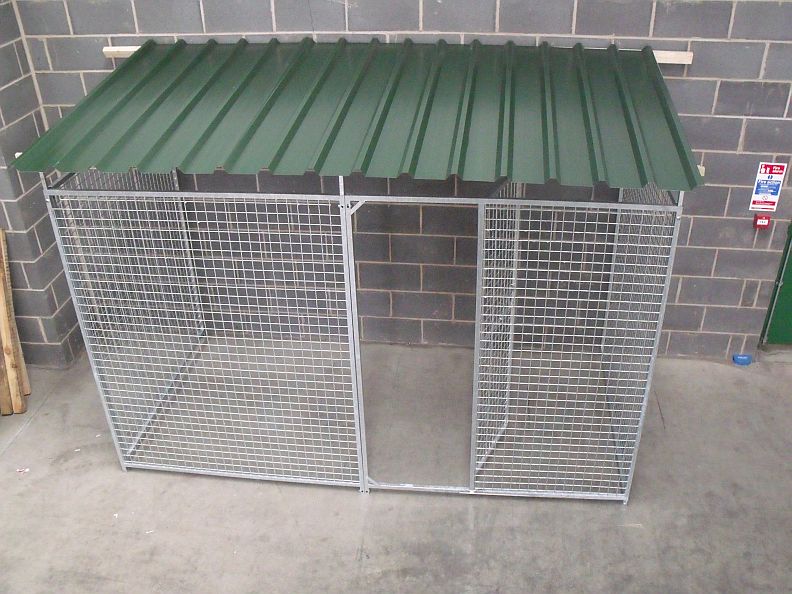 3 Sided Mesh Pro - Dog Pen With Roof